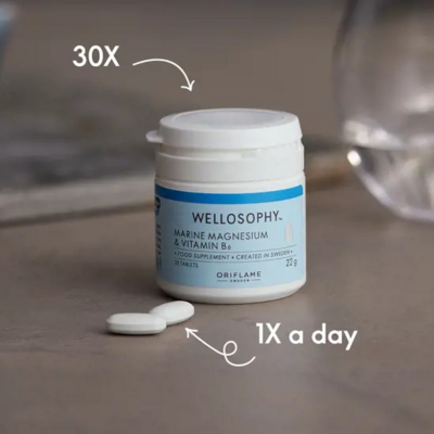 Wellosophy Marine Magnesium & Vitamin B6 -ravintolisä X 3 package